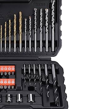 Black + Decker A7188 Drill and Screwdriver Bit Set 50-Piece